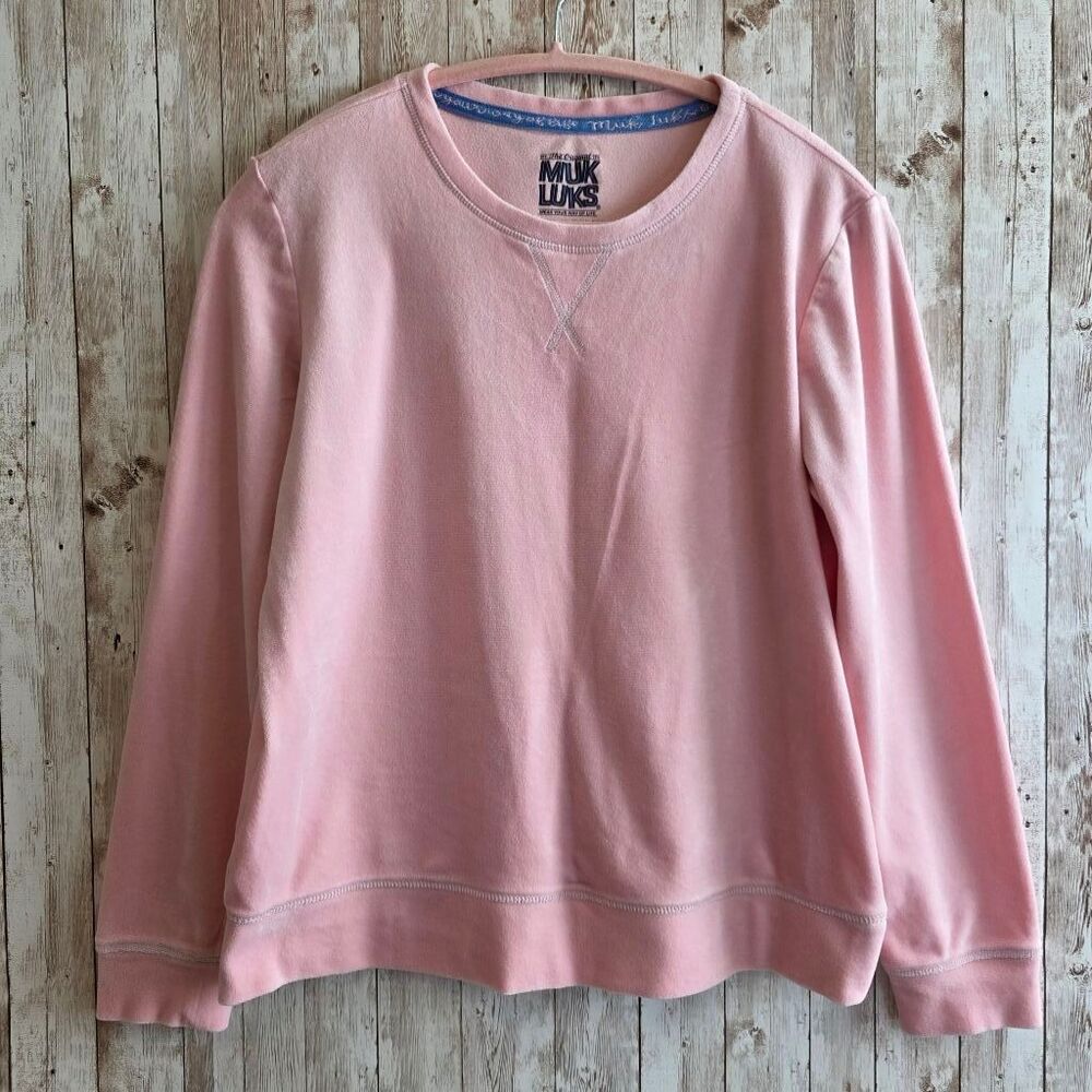 Women's Muk Luks Pink Sleep tshirt Size S
